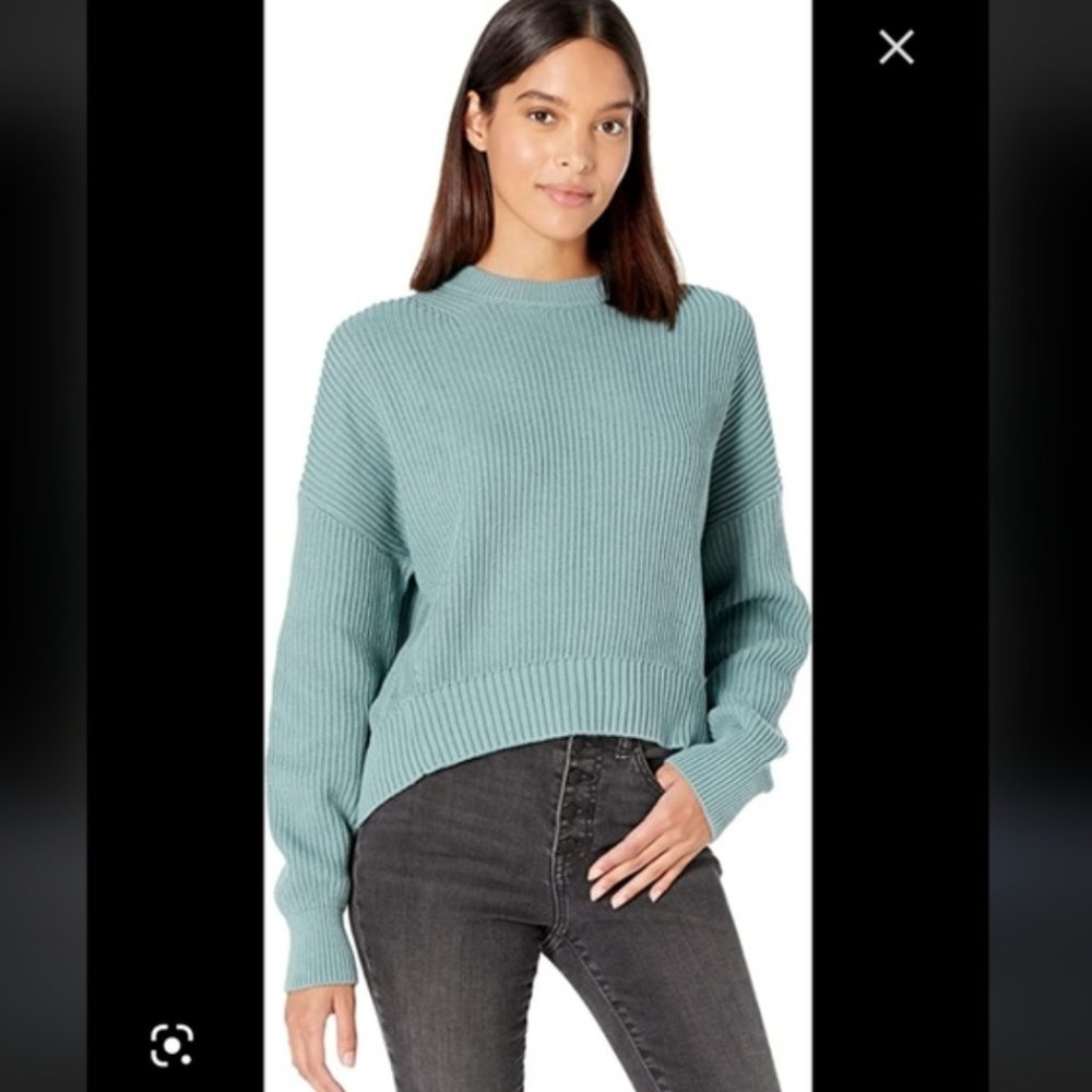 Michael Stars Boxy Cropped Sweater